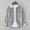 Corduroy Herenoverhemd Met Lange Mouwen – Arvid