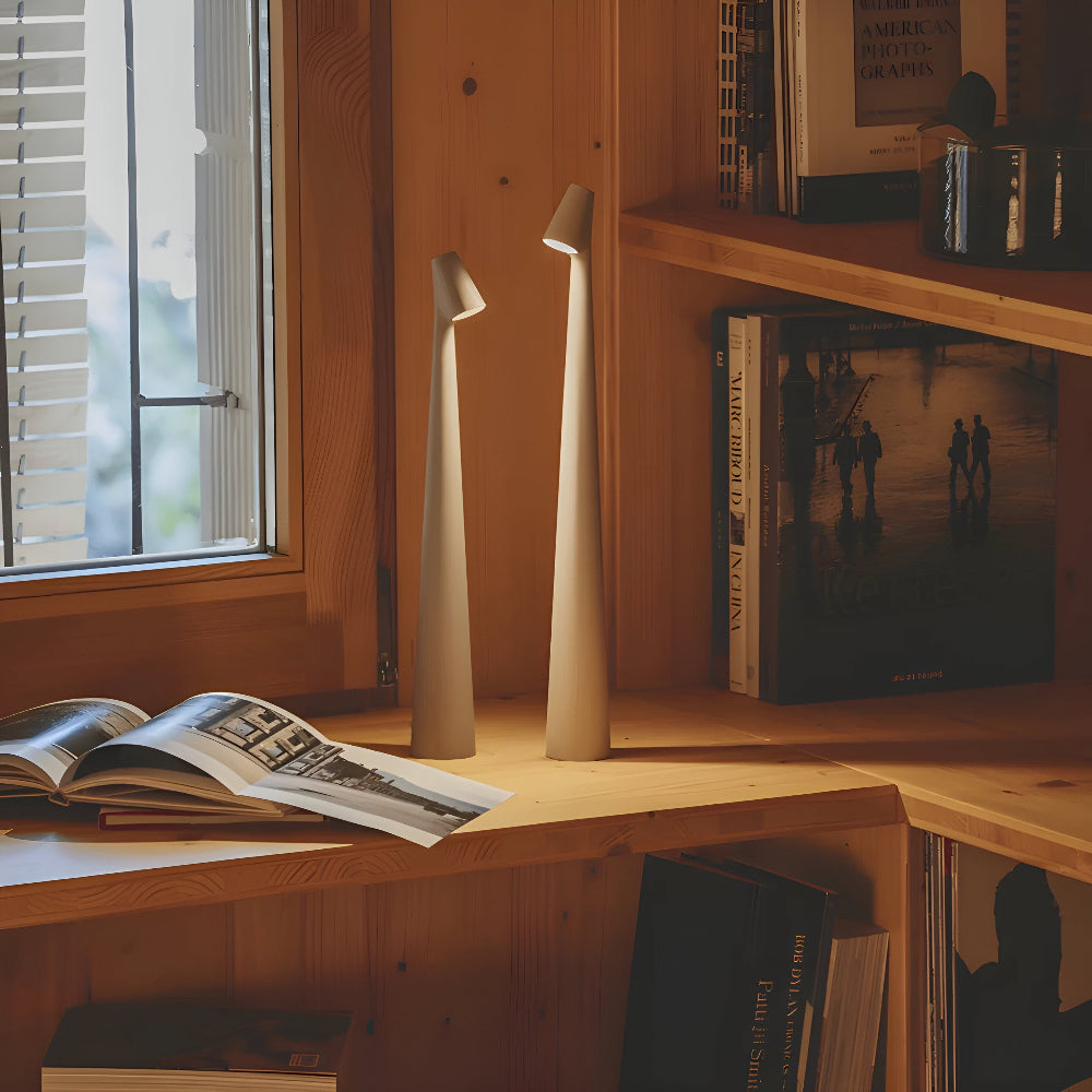 Draadloze LED Tafellamp | Lamp voor Woonkamer en Bureau | Moderne Tafellamp op Batterij | VivaLume