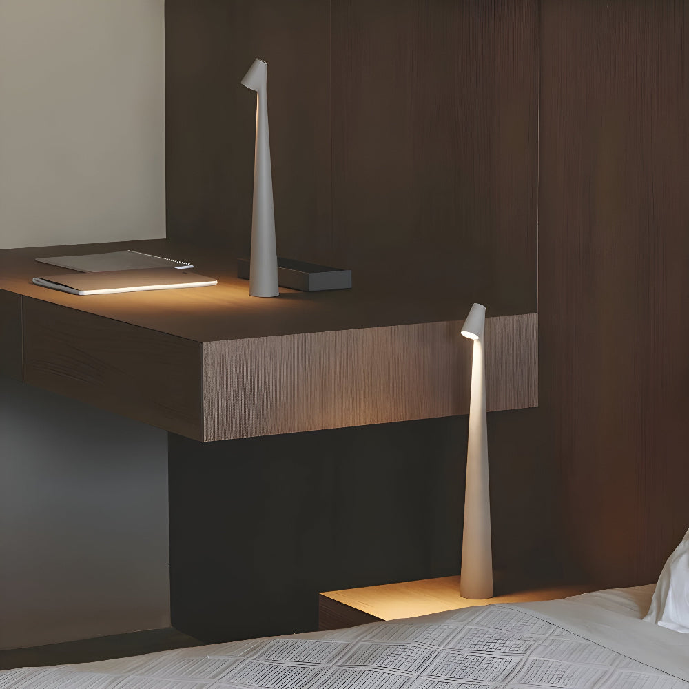 Draadloze LED Tafellamp | Lamp voor Woonkamer en Bureau | Moderne Tafellamp op Batterij | VivaLume