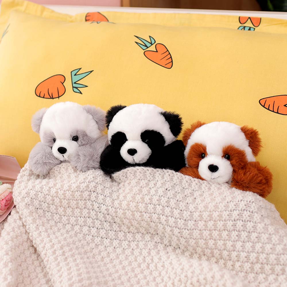 Pluche Panda met Uitneembaar Mandje – Zachte & Decoratieve Vulling – 20 cm