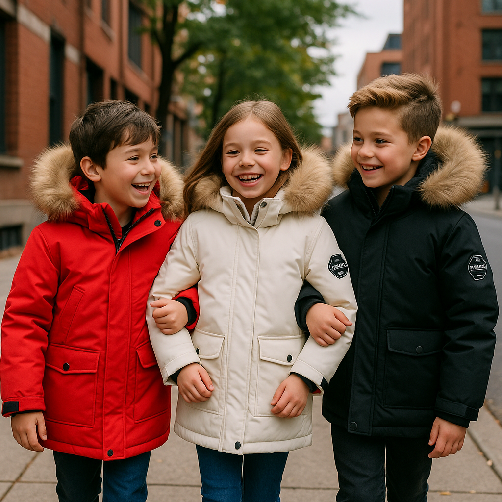 Winterjas voor Kinderen - Waterdicht en Warm | Slim Fit Design