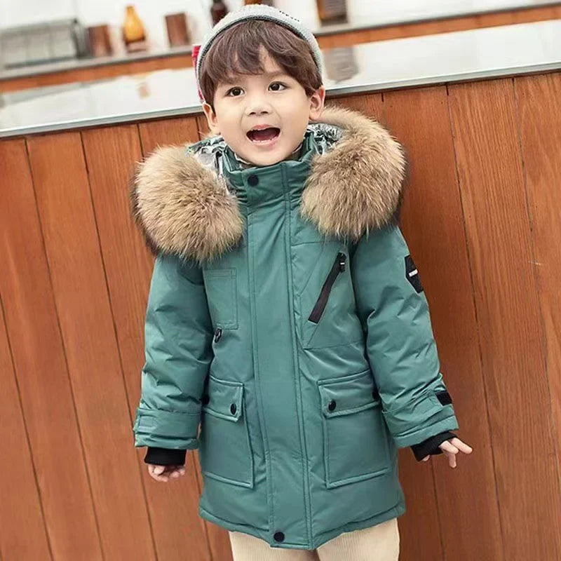 Winterjas voor Kinderen - Waterdicht en Warm | Slim Fit Design