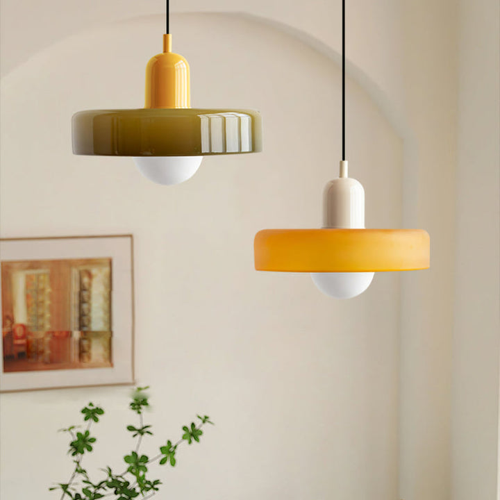 Kleurrijke hanglamp | Bauhaus-stijl | Artistiek design