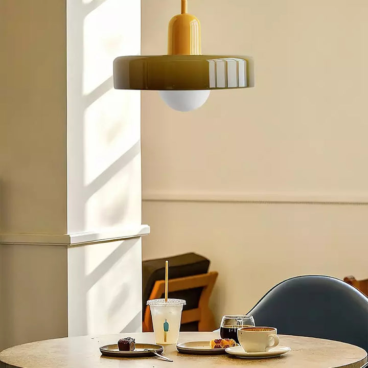 Kleurrijke hanglamp | Bauhaus-stijl | Artistiek design