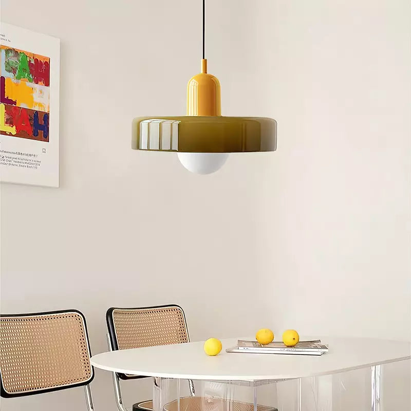 Kleurrijke hanglamp | Bauhaus-stijl | Artistiek design