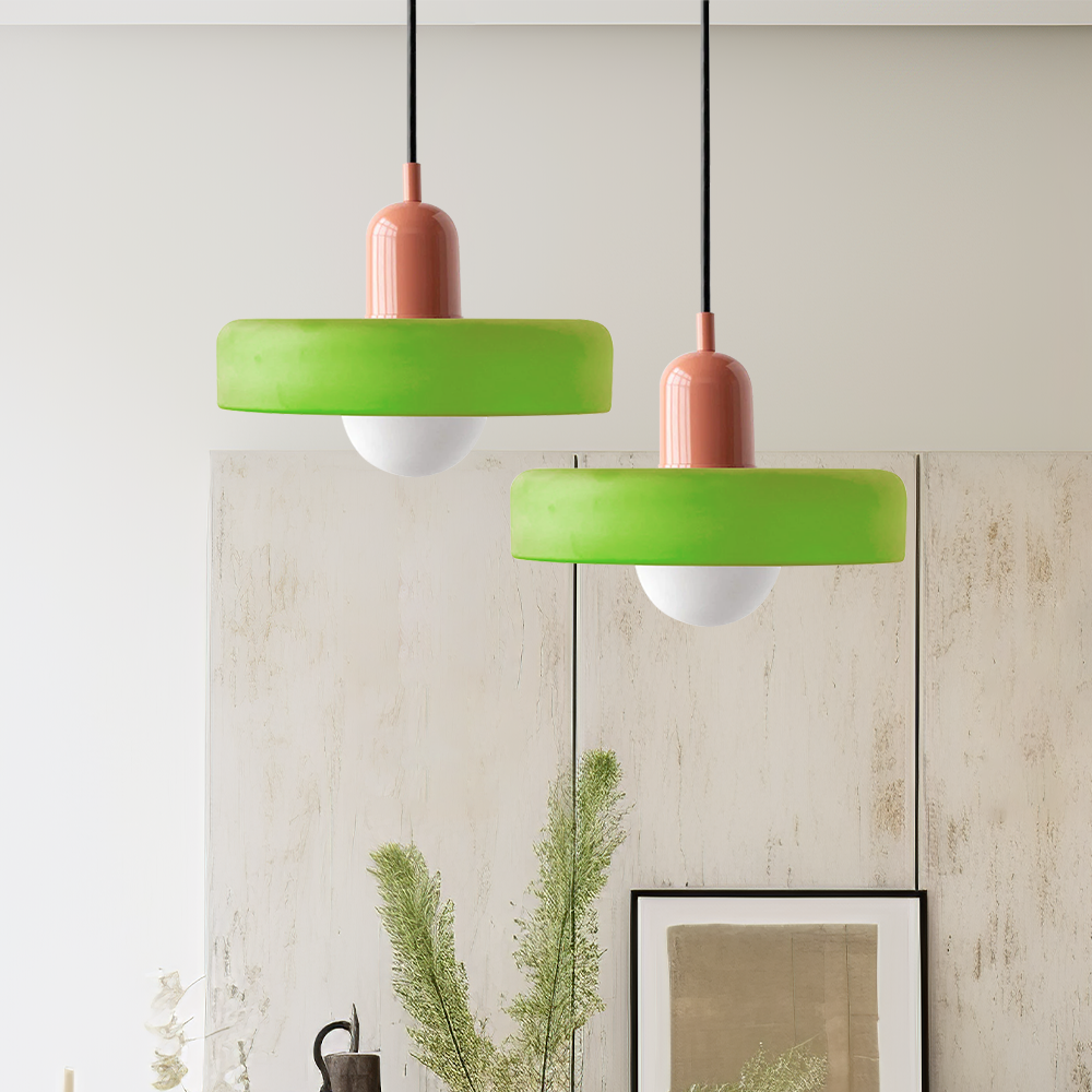 Kleurrijke hanglamp | Bauhaus-stijl | Artistiek design