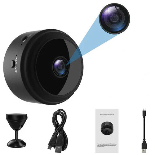 Mini draadloze beveiligingscamera met bewegingsdetectie voor thuisbewaking