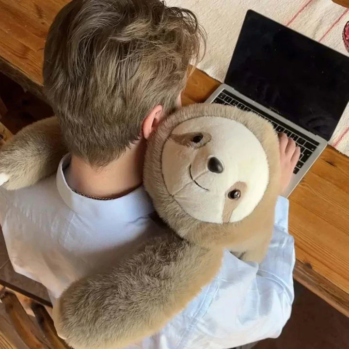 Zachte pluchen knuffel van 45 cm tegen stress met lange knuffelarmen