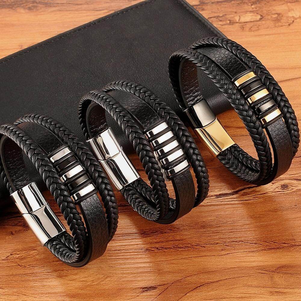 Leren Armband voor Mannen - Tijdloos en Stijlvol Accessoire