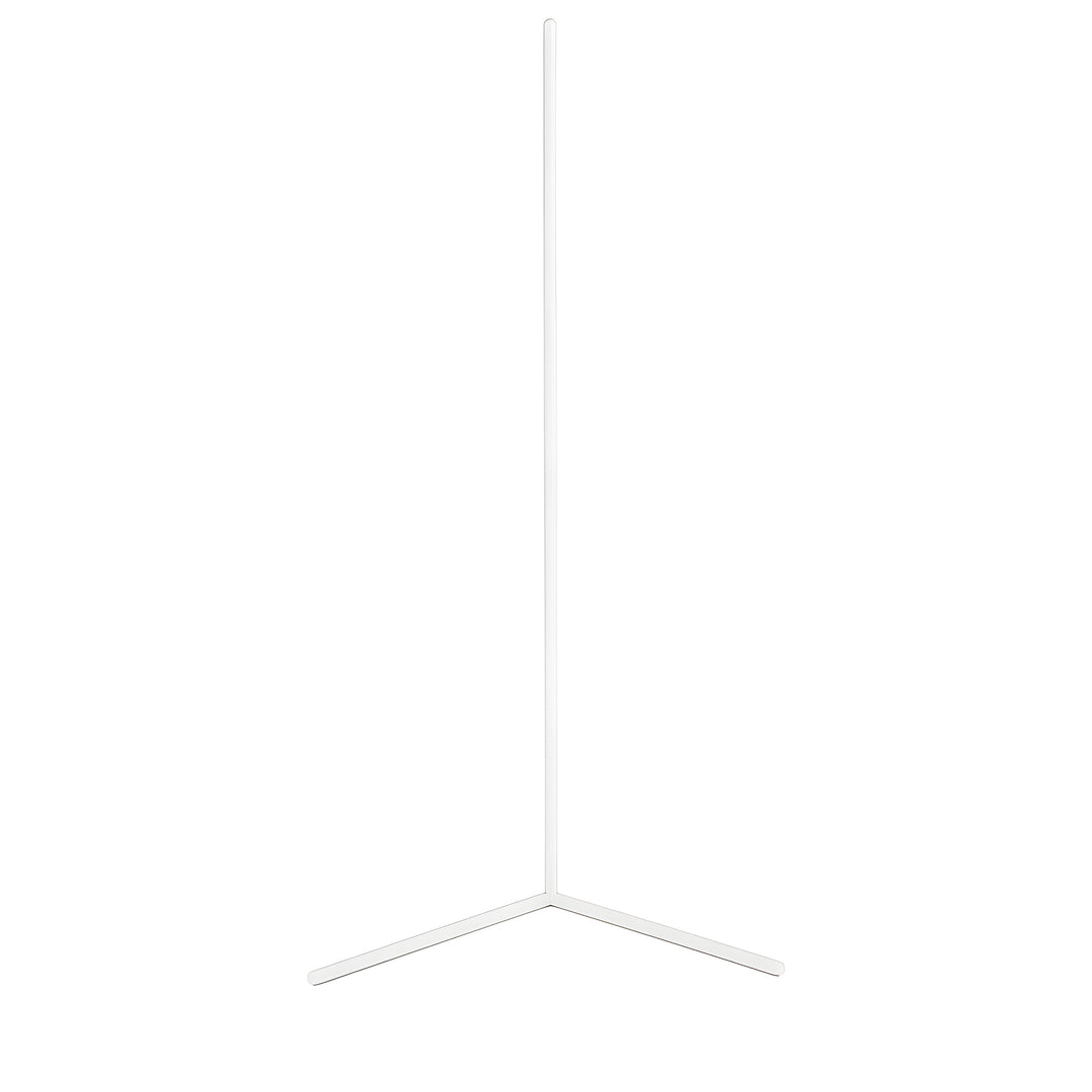 Led-hoekvloerlamp met afstandsbediening: dimbaar, modern design, indirect licht