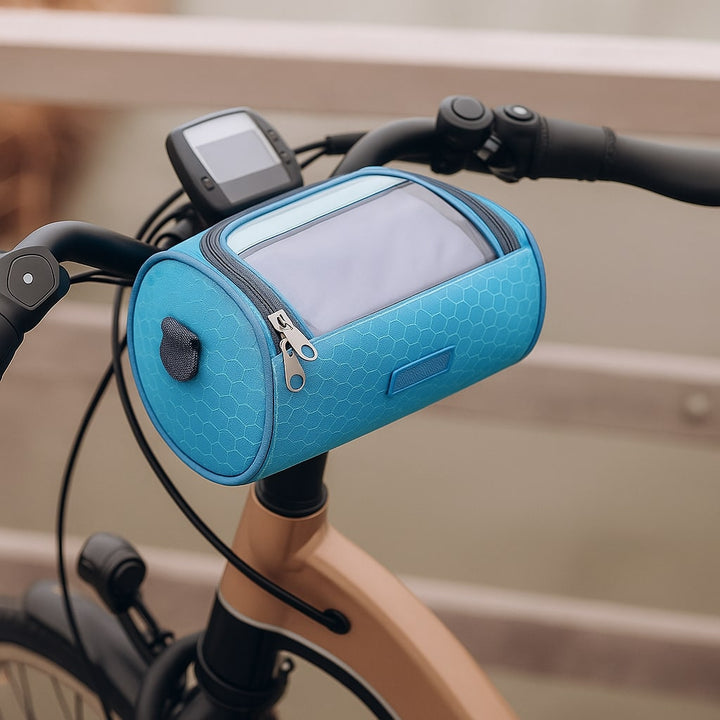 Fietsstuurtas met vak voor touchscreen-telefoon