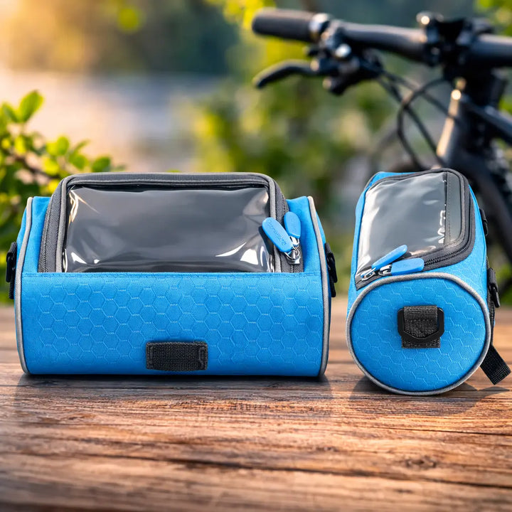 Fietsstuurtas met vak voor touchscreen-telefoon