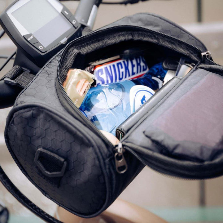 Fietsstuurtas met vak voor touchscreen-telefoon