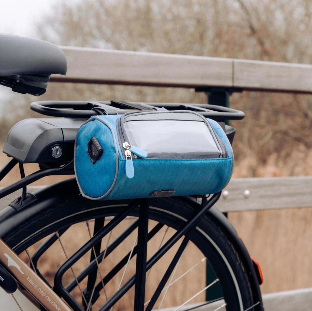 Fietsstuurtas met vak voor touchscreen-telefoon