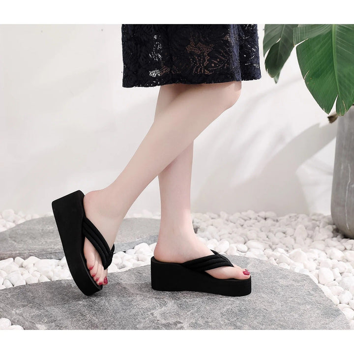 Orthopedische zwarte comfortpantoffels