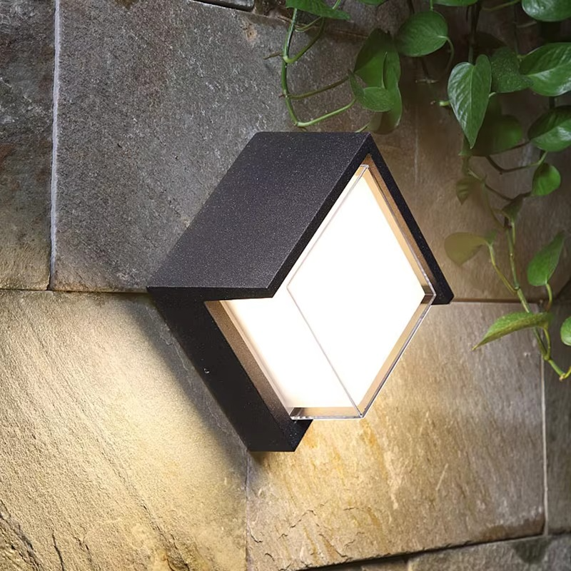 LED-buitenwandlamp met bewegingssensor, buitenverlichting