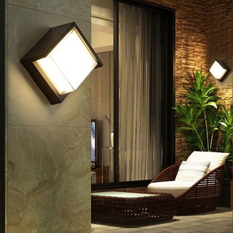 LED-buitenwandlamp met bewegingssensor, buitenverlichting
