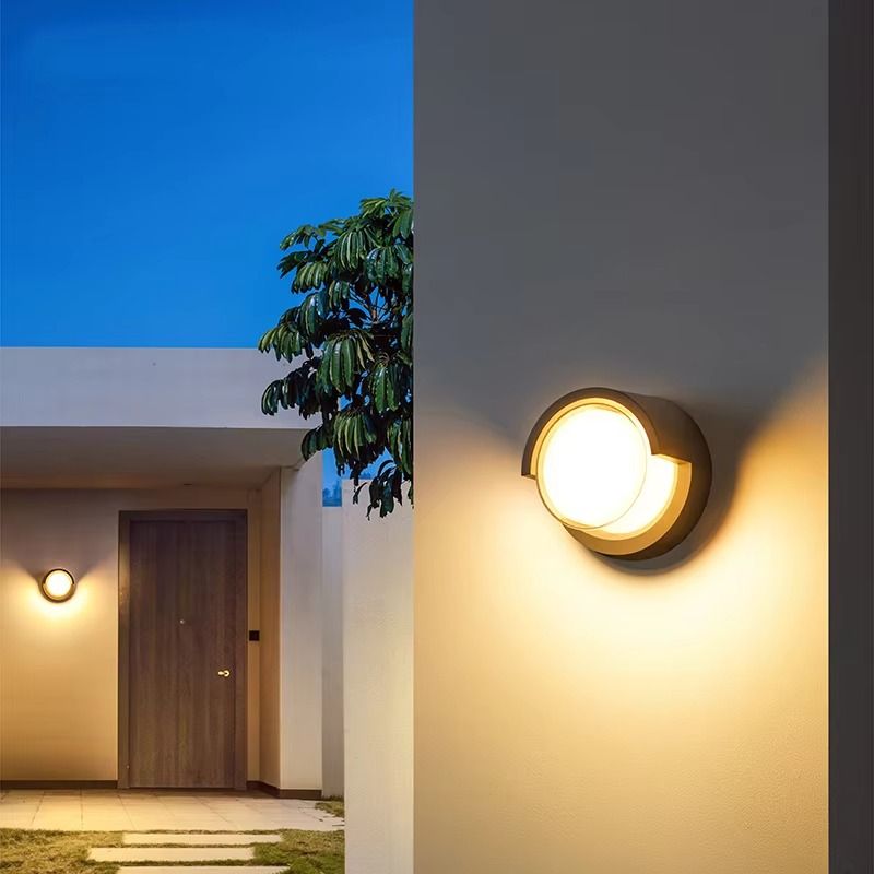 LED-buitenwandlamp met bewegingssensor, buitenverlichting