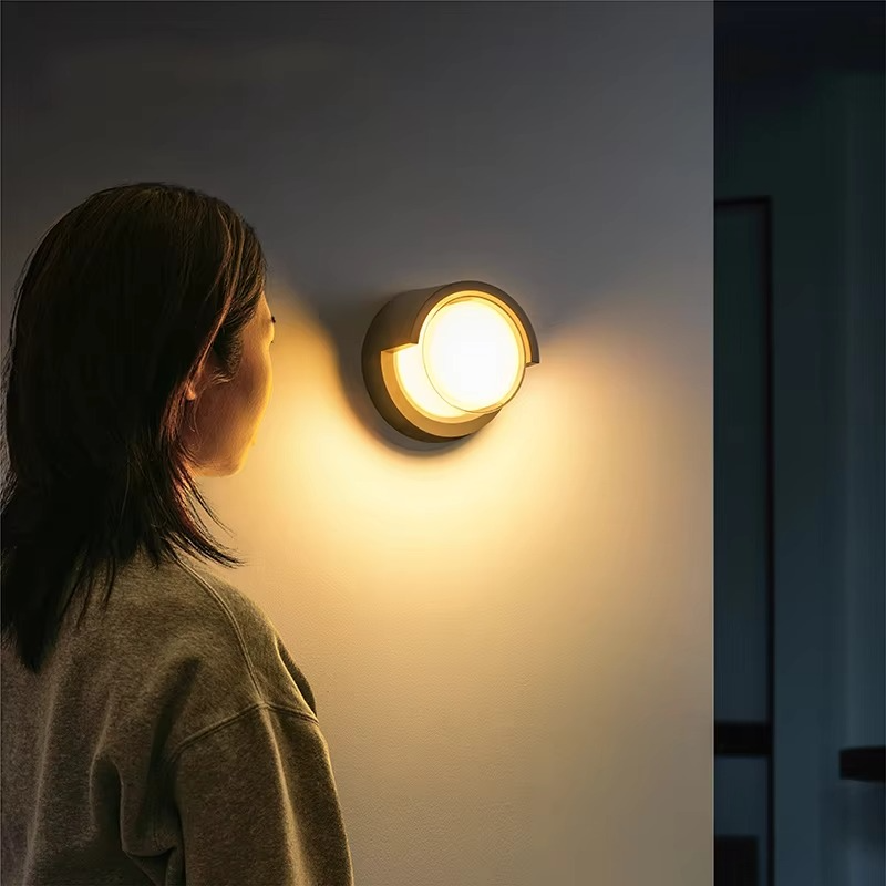 LED-buitenwandlamp met bewegingssensor, buitenverlichting