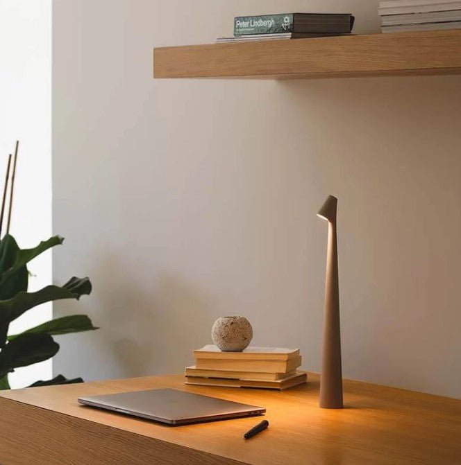 Oplaadbare LED Tafellamp – Draadloos, Dimbaar, Moderne Verlichting