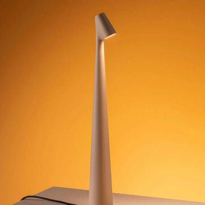 Oplaadbare led-tafellamp | Polycarbonaat | 2700 K warmwit | 3 helderheidsniveaus