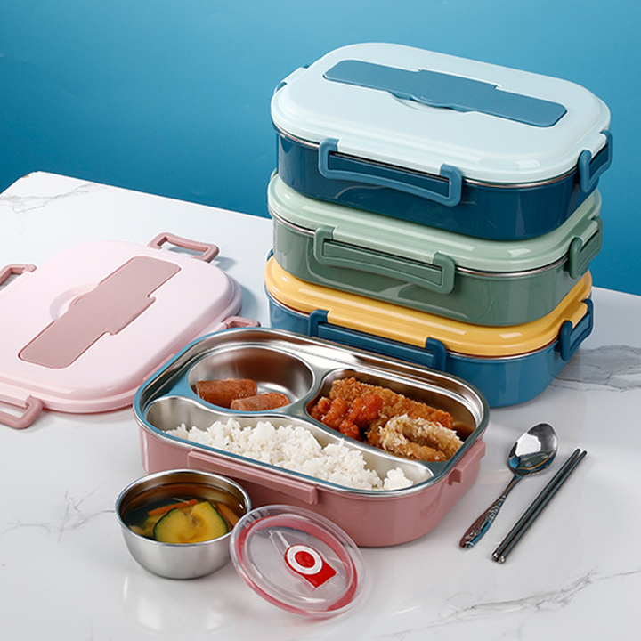 Thermische Lunchbox van Roestvrij Staal - SteelLunch