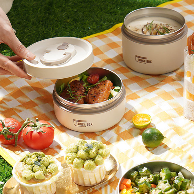 Geïsoleerde Lunchbox met Meerdere Lagen met GRATIS Draagtas - ThermoBox