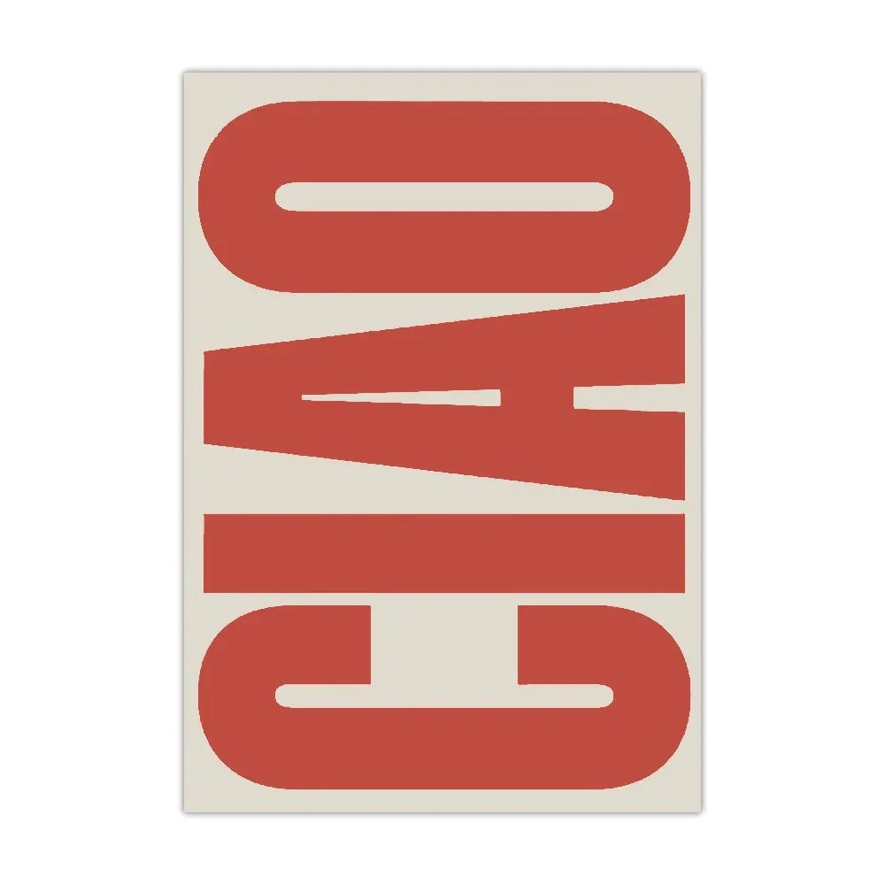 Elegante Ciao wanddecoratie