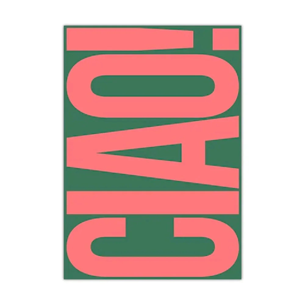Elegante Ciao wanddecoratie
