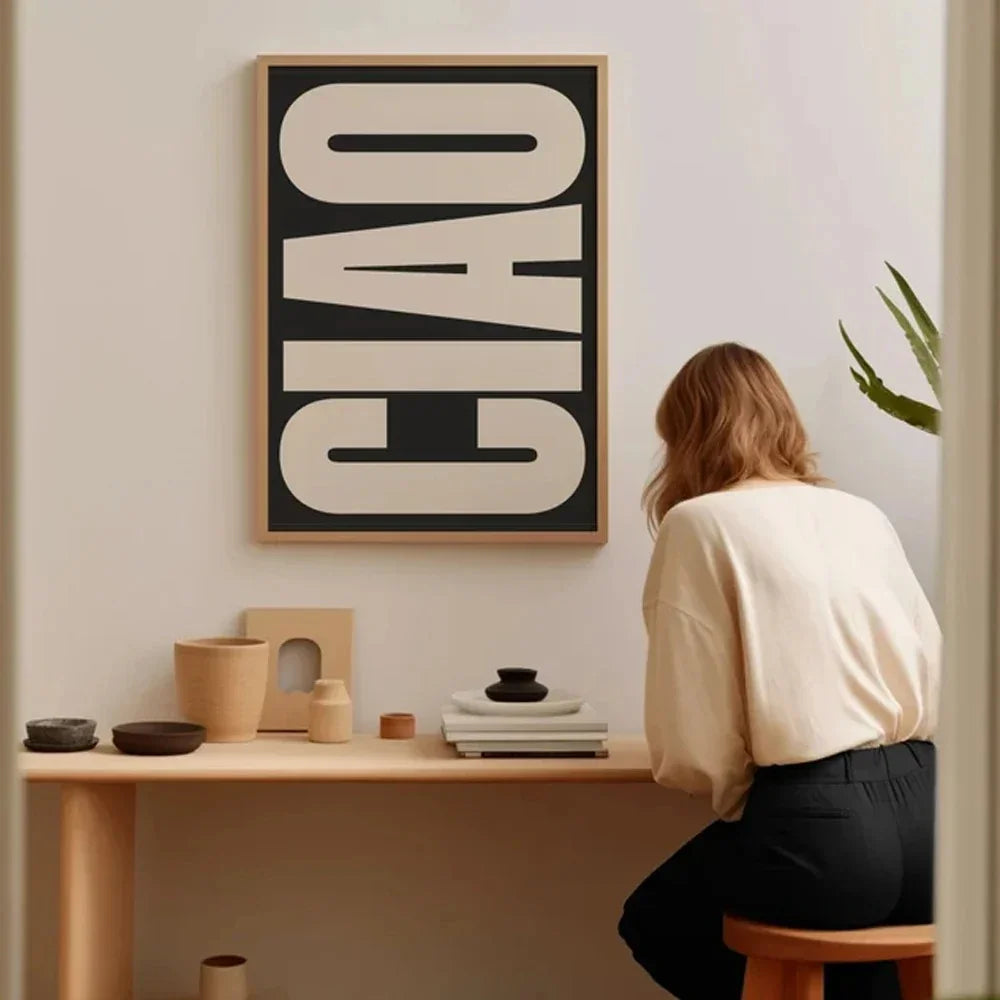 Elegante Ciao wanddecoratie
