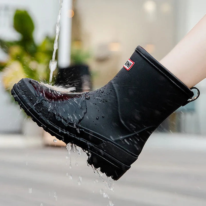 AquaStride 2.0 | Stijlvolle halfhoge waterdichte regenlaarzen voor dames