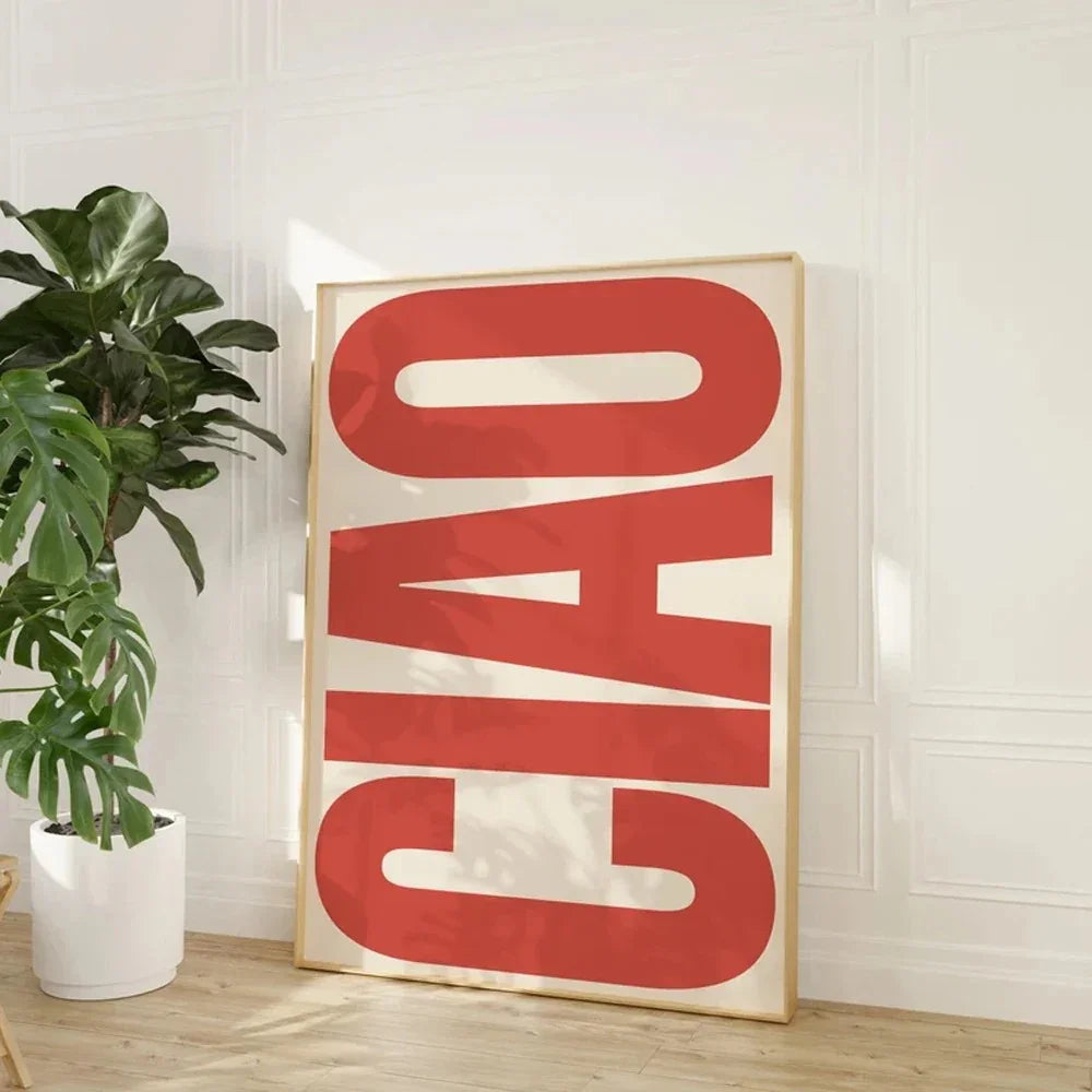 Elegante Ciao wanddecoratie