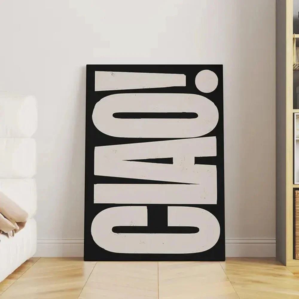 Elegante Ciao wanddecoratie