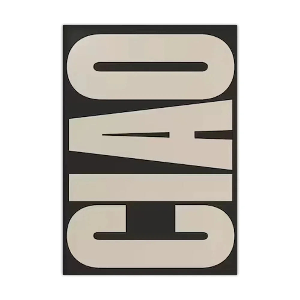 Elegante Ciao wanddecoratie
