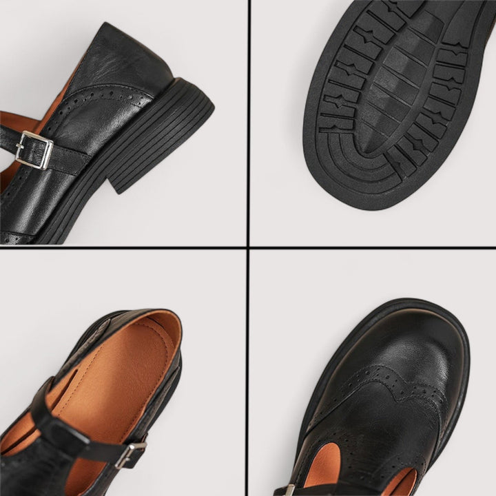 Comfortabele mary jane-ballerina's – schoenen met steun voor de hele dag
