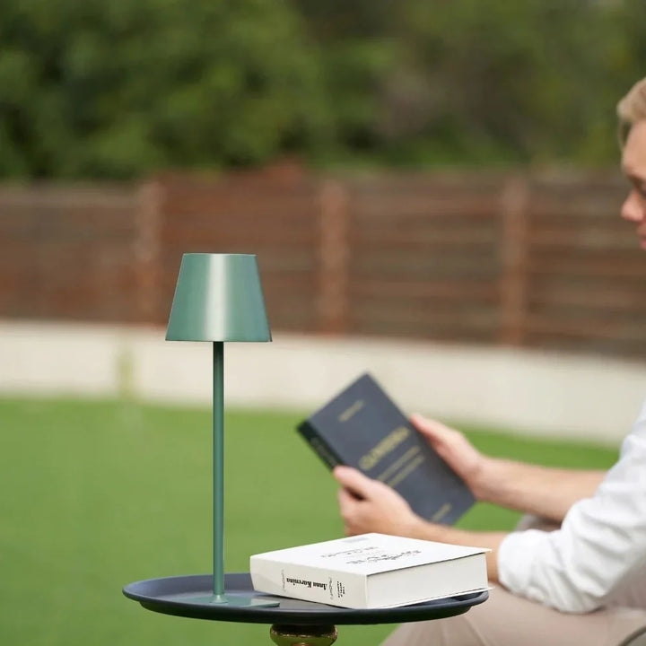 Hoge dimbare tafellamp, oplaadbare LED-lamp met aanraakbediening