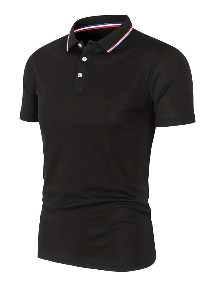 Ademend herenpoloshirt voor dagelijks draagcomfort