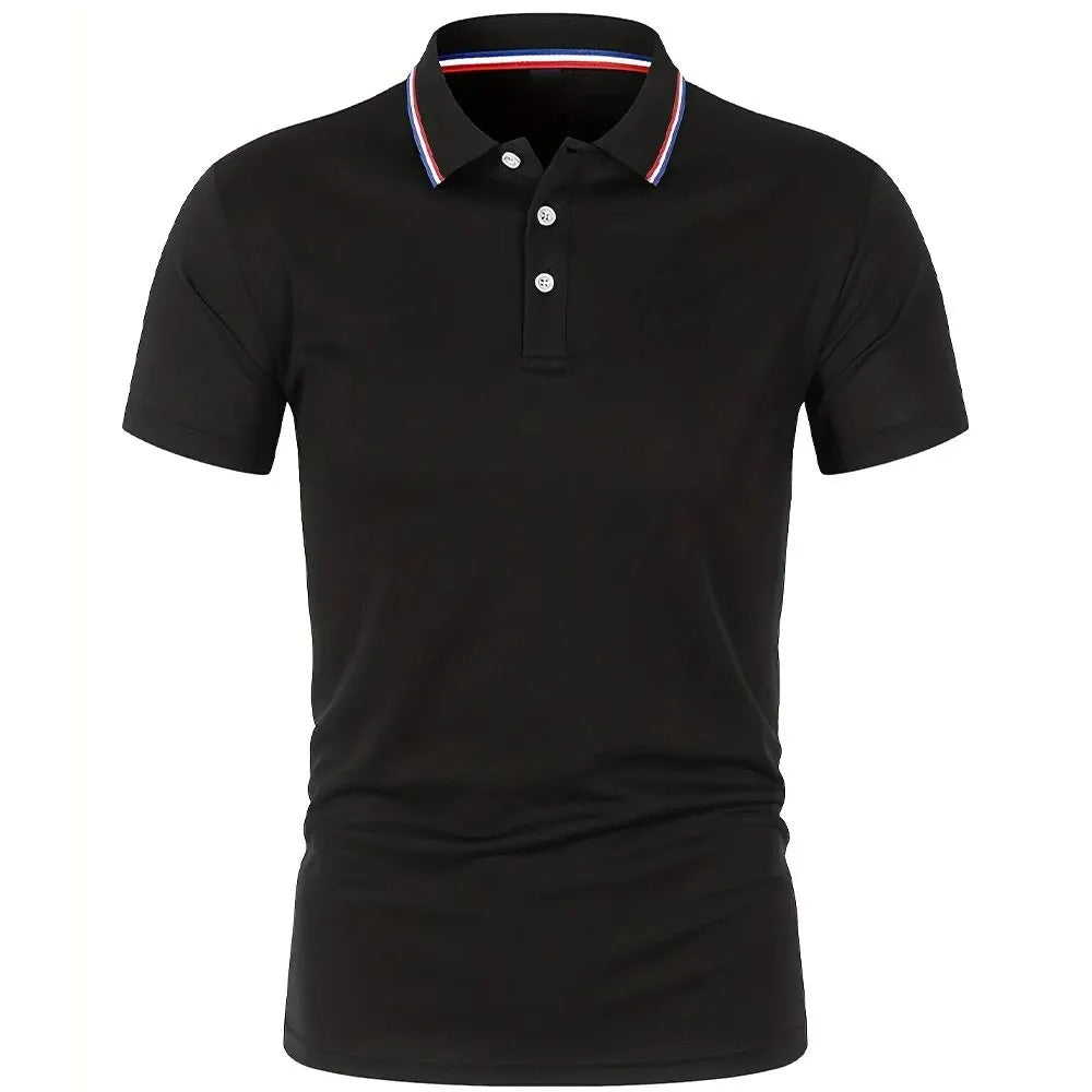 Ademend herenpoloshirt voor dagelijks draagcomfort
