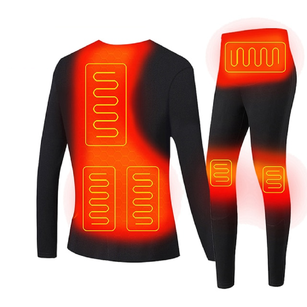 Verwarmd thermo-ondergoed met USB en platte naden