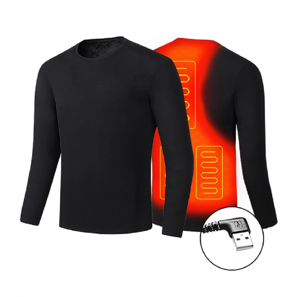 Verwarmd thermo-ondergoed met USB en platte naden