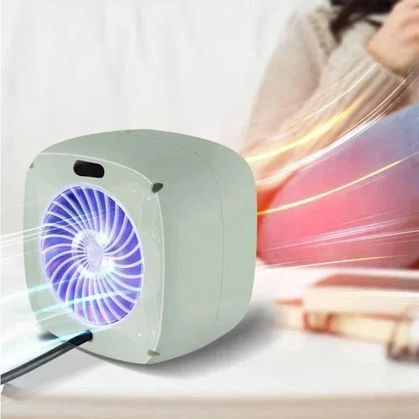 Mini-kachel 450–800 W voor op je bureau