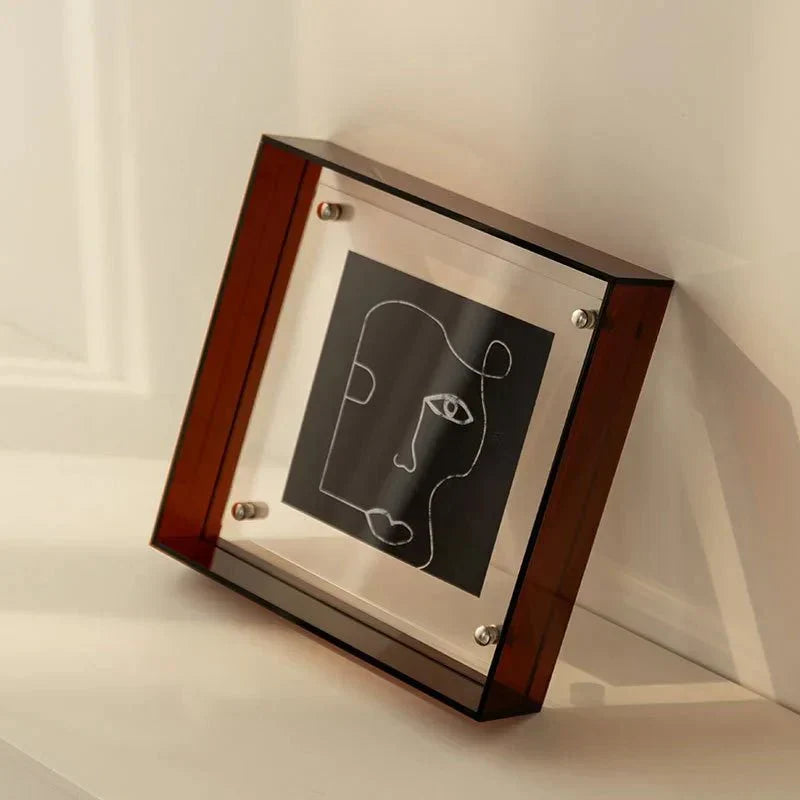 Zwevende Acryl Fotolijst | Eigentijds design voor wand en tafel