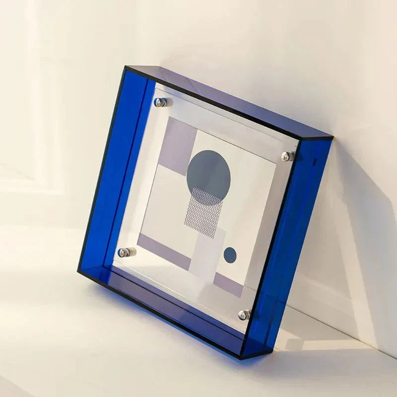 Zwevende Acryl Fotolijst | Eigentijds design voor wand en tafel