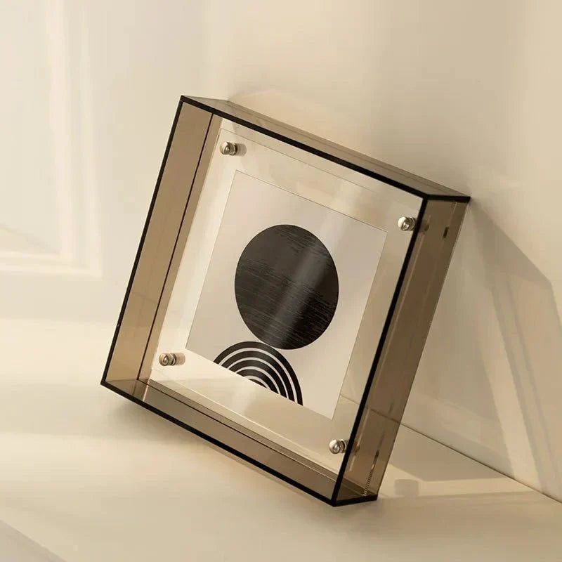 Zwevende Acryl Fotolijst | Eigentijds design voor wand en tafel