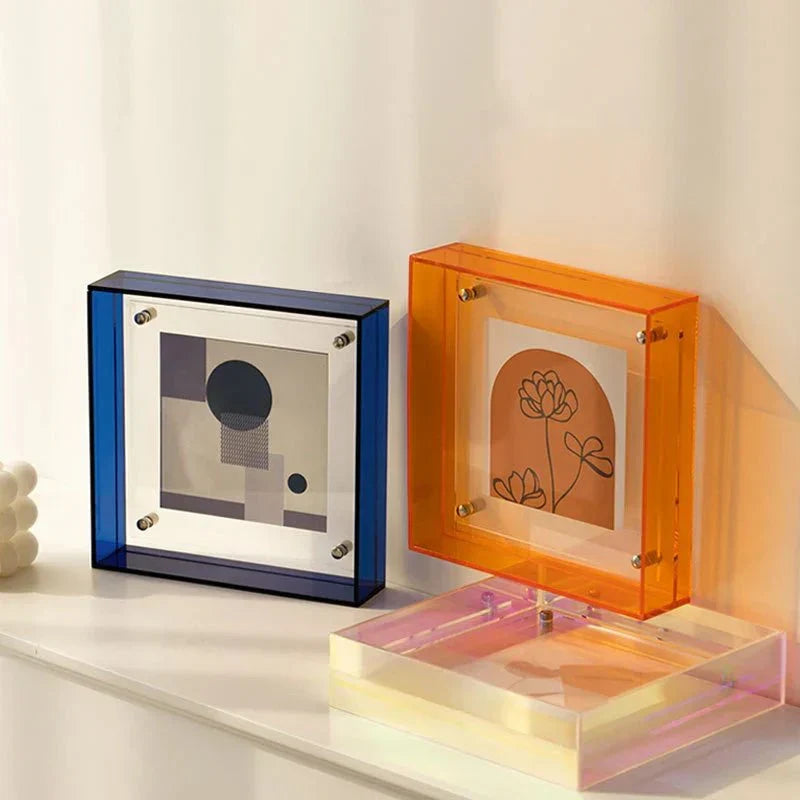 Zwevende Acryl Fotolijst | Eigentijds design voor wand en tafel