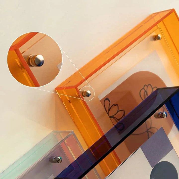 Zwevende Acryl Fotolijst | Eigentijds design voor wand en tafel