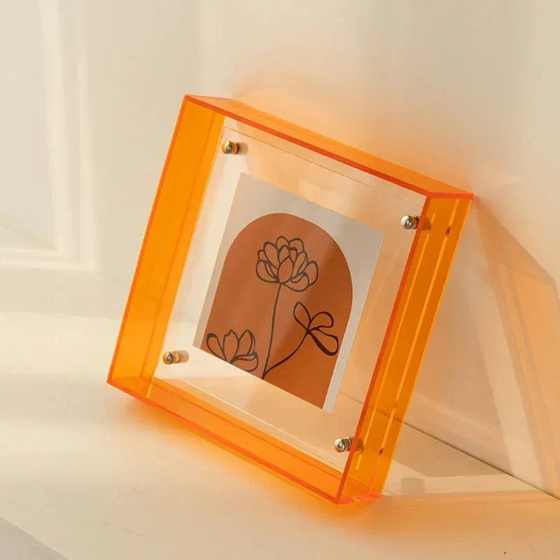 Zwevende Acryl Fotolijst | Eigentijds design voor wand en tafel