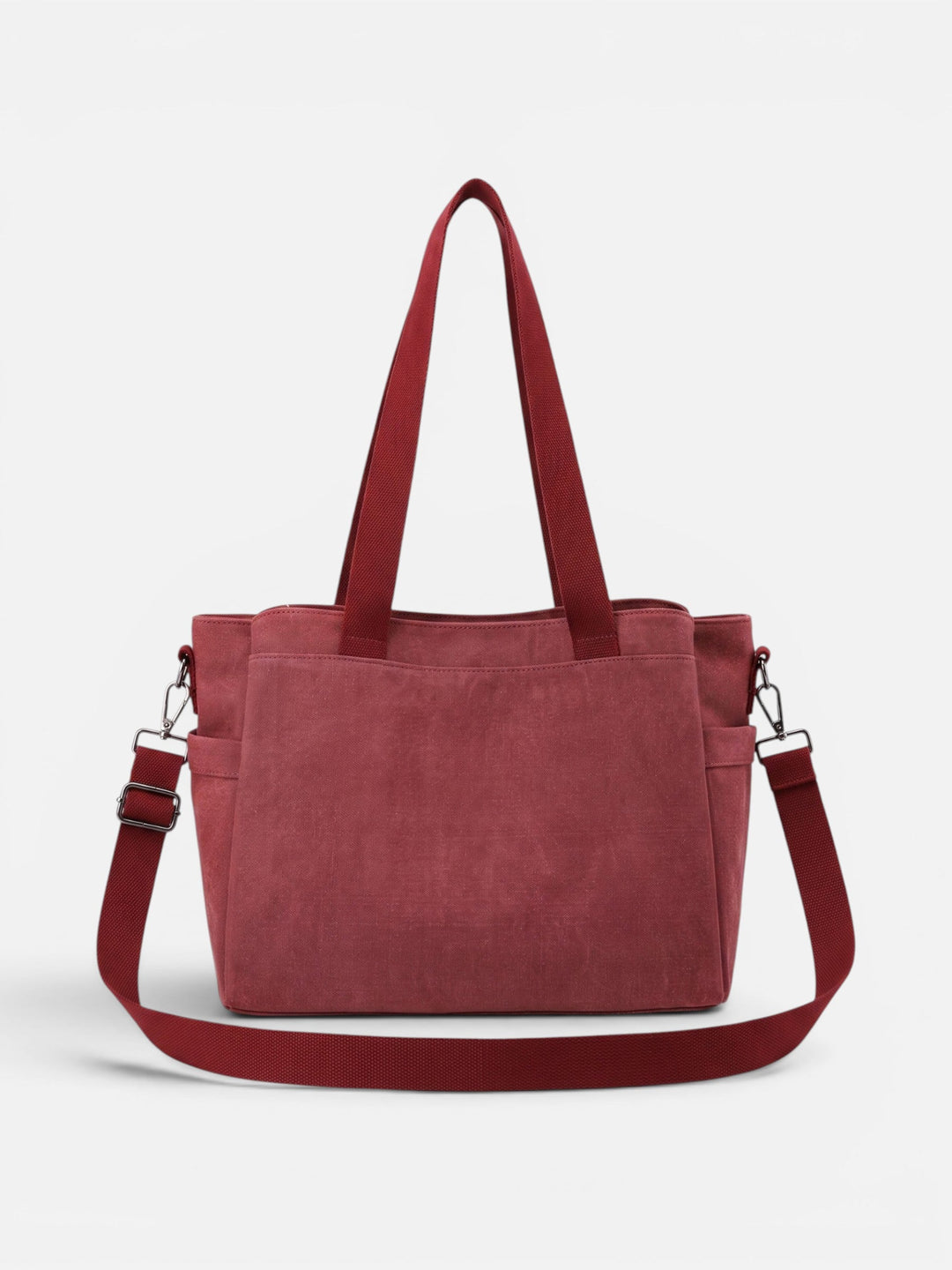 Canvas Shopper voor Dames met Afneembare Schouderband