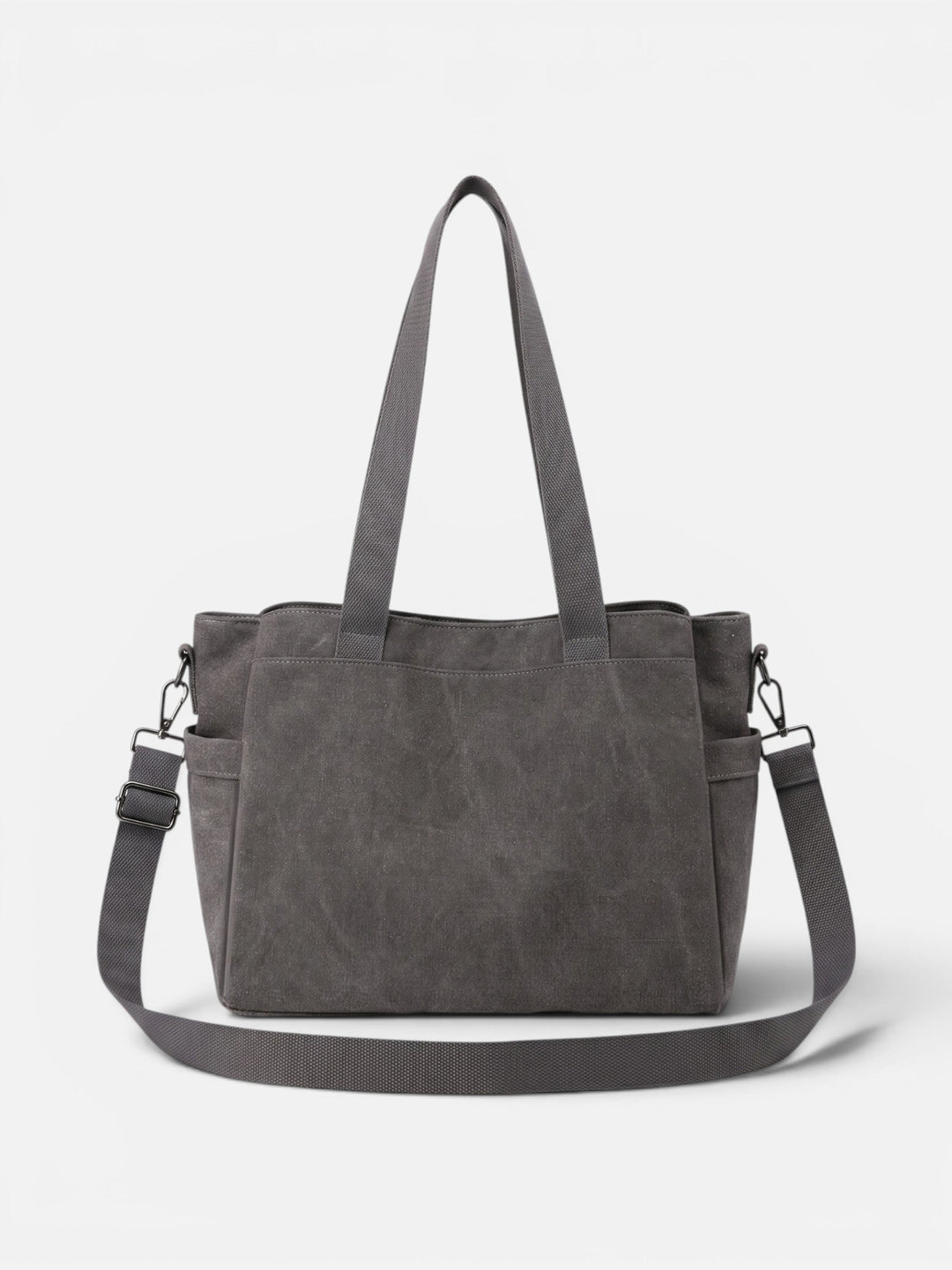 Canvas Shopper voor Dames met Afneembare Schouderband
