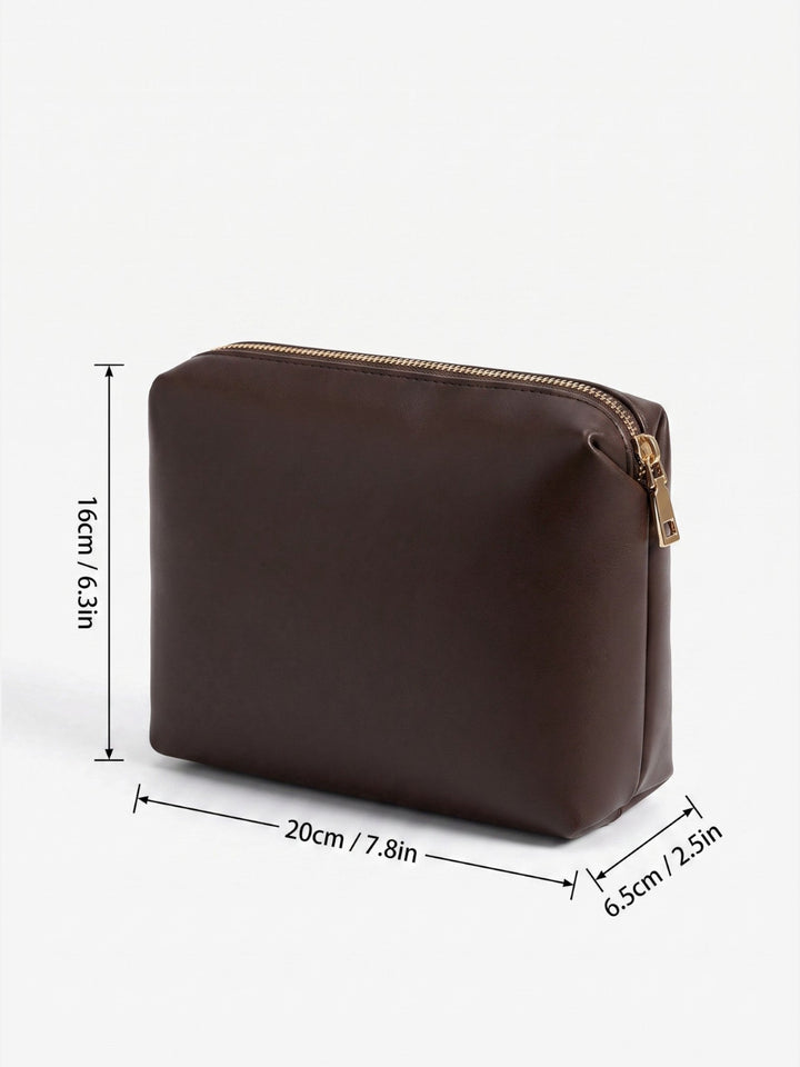 Leren Hobo Tas voor Dames met Draaisluiting en Etui